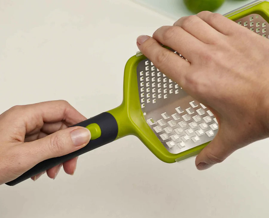 Joseph Joseph 2-in-1 Twist Grater, Compact Design,Hand Grater with Adjustable Handle