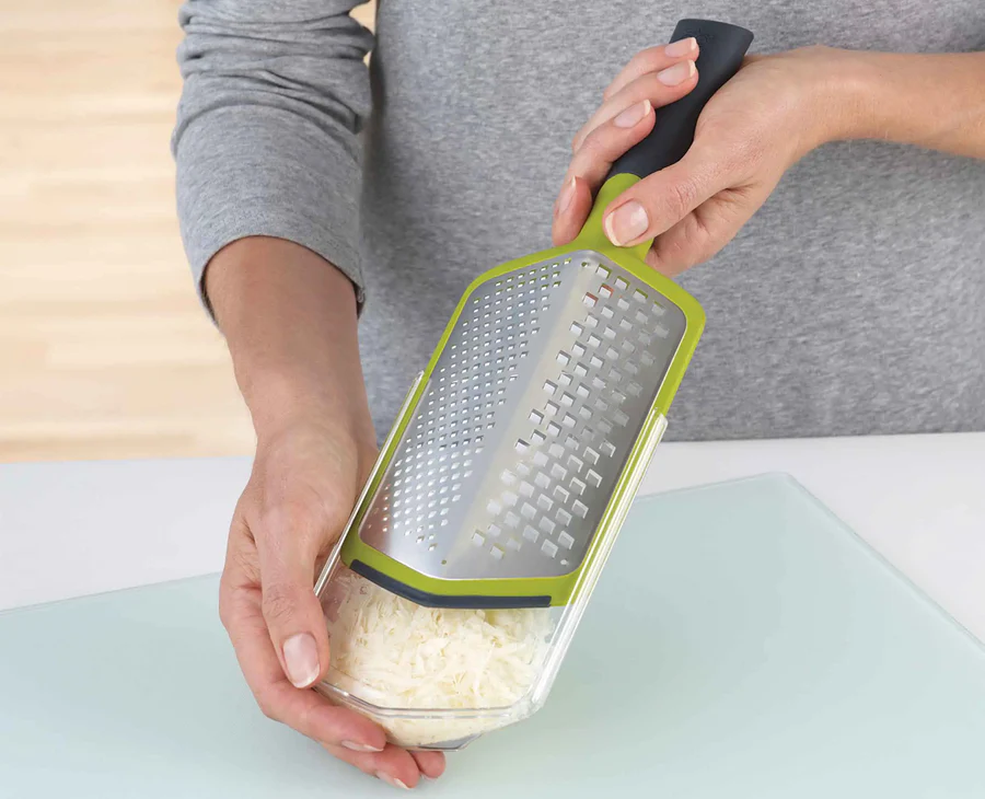 Joseph Joseph 2-in-1 Twist Grater, Compact Design,Hand Grater with Adjustable Handle