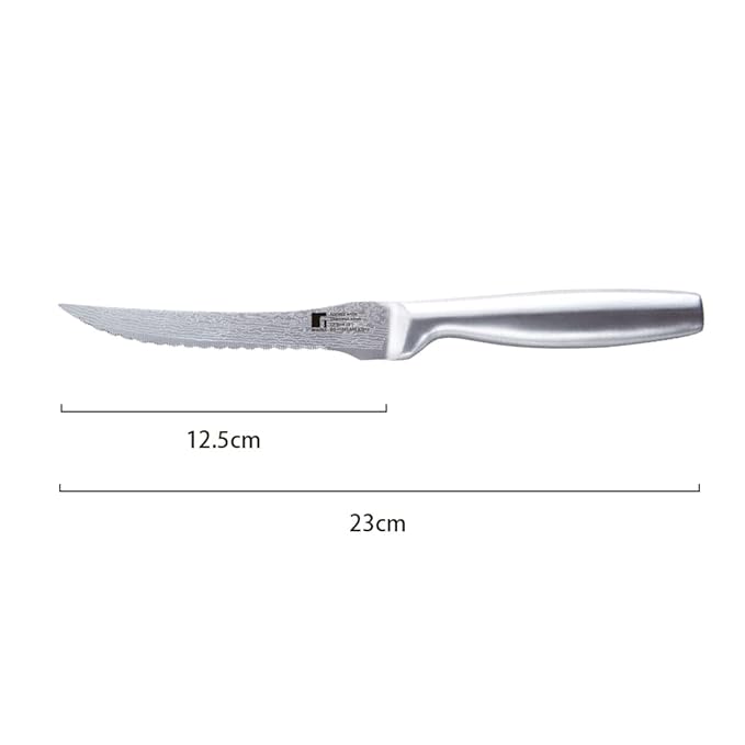 Bergner 12.5cm Tomato Knife -SS Serrated Blade , Perfect for Cutting Tomatoes, Citrus, Soft Fruits