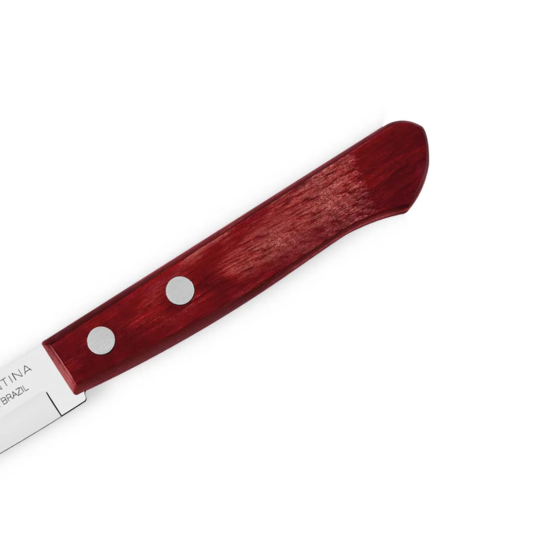 Tramontina Paring Knife 7cm – Rust-Resistant Stainless Steel – Polywood Handle Red - Heat Resitant | 5 years warranty