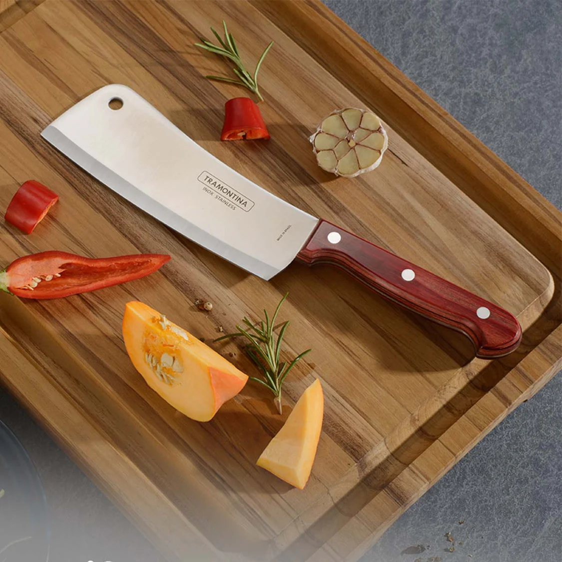 Polywood 6-Inch Chopping Knife – High Carbon Stainless Steel – Perfect for Meat, Veggies, and More