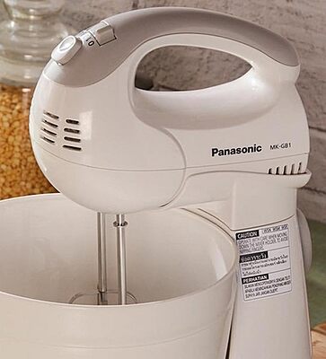Panasonic Stand Mixer – 3 Litre Capacity -200-Watt -(White), With Stainless Steel Attachments