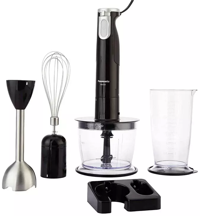 Panasonic 600W Hand Blender – MX-SS1 – Black – Multi-Function Stick Blende