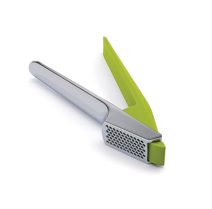 Joseph Joseph Garlic Crusher – Green Stainless Steel Garlic Press Tool