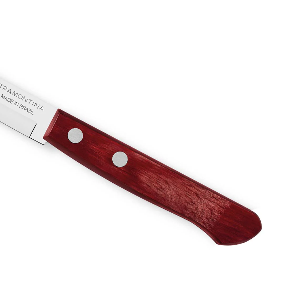 Tramontina Paring Knife 7cm – Rust-Resistant Stainless Steel – Polywood Handle Red - Heat Resitant | 5 years warranty