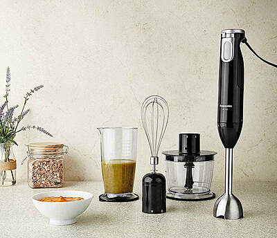 Panasonic 600W Hand Blender – MX-SS1 – Black – Multi-Function Stick Blende
