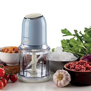 Ariete Vintage Collection Chopper – 600ml Capacity – Blue – Multi-Purpose Mini Chopper -Ice Crushing, Perfect for Kitchen Essentials