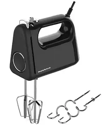 Morphy Richards Pro Mix 300W Hand Mixer- (BLACK) Ideal for Home Bakin