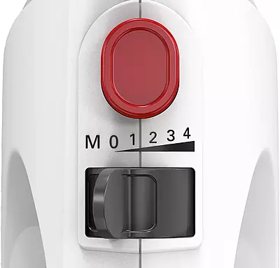 BOSCH Hand mixer CleverMixx 375 W White| Model MFQ22100IN|Lightweight, Silent Operation with Beaters & Dough Hooks
