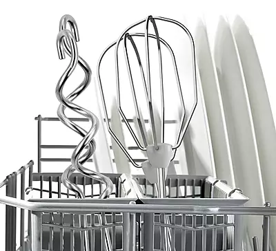 BOSCH Hand mixer CleverMixx 375 W White| Model MFQ22100IN|Lightweight, Silent Operation with Beaters & Dough Hooks