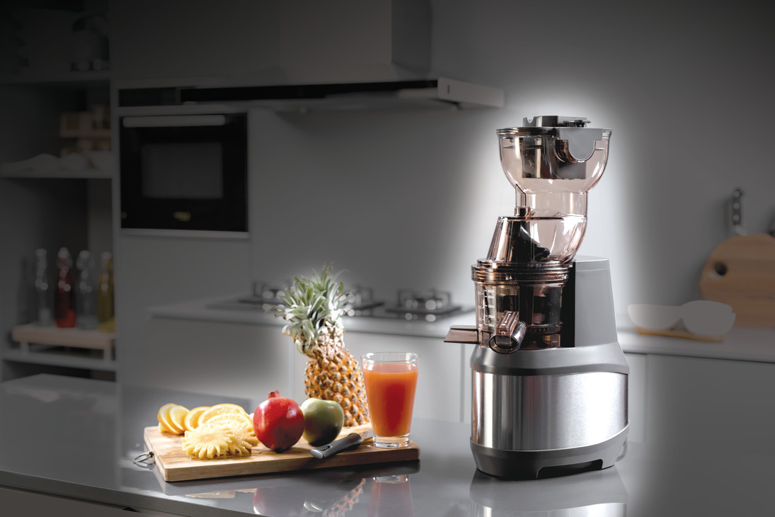 Häfele Magnus Cold Press Juicer- 250W, SS Body ,500ml Capacity , Low Noise , Grey , Slow Juicing for Maximum Nutrition,  All-in-1 Fruit & Vegetable Juicer