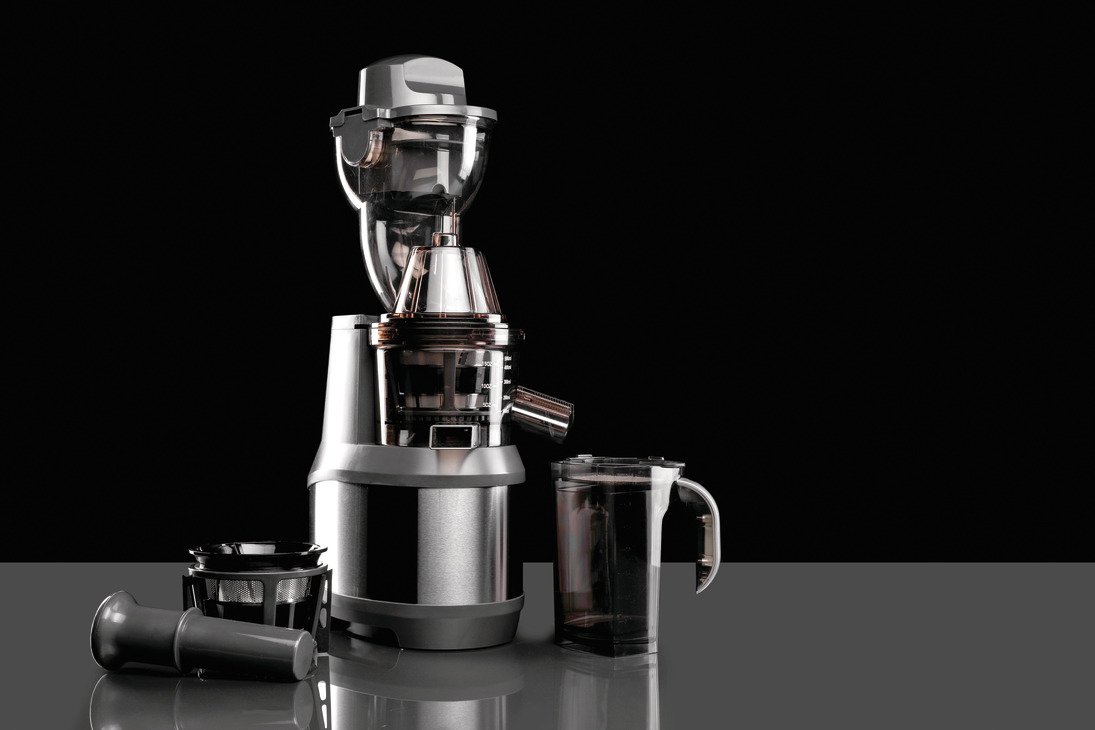 Häfele Magnus Cold Press Juicer- 250W, SS Body ,500ml Capacity , Low Noise , Grey , Slow Juicing for Maximum Nutrition,  All-in-1 Fruit & Vegetable Juicer