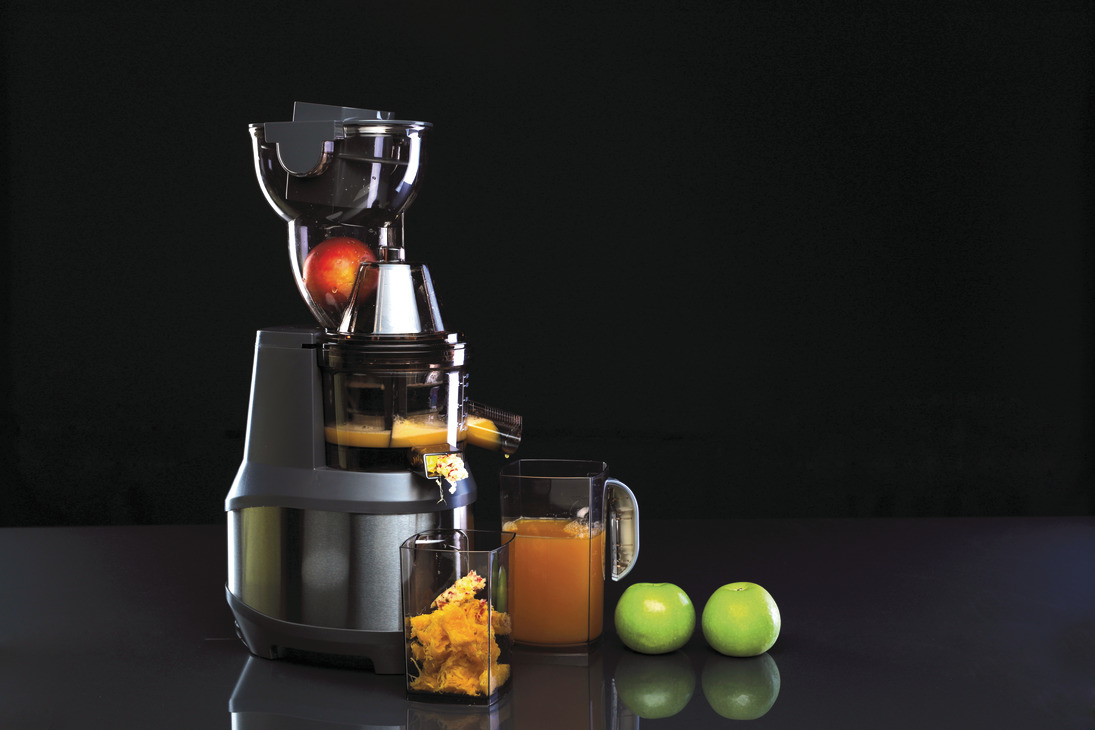 Häfele Magnus Cold Press Juicer- 250W, SS Body ,500ml Capacity , Low Noise , Grey , Slow Juicing for Maximum Nutrition,  All-in-1 Fruit & Vegetable Juicer