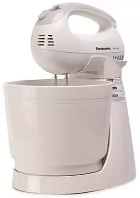 Panasonic Stand Mixer – 3 Litre Capacity -200-Watt -(White), With Stainless Steel Attachments