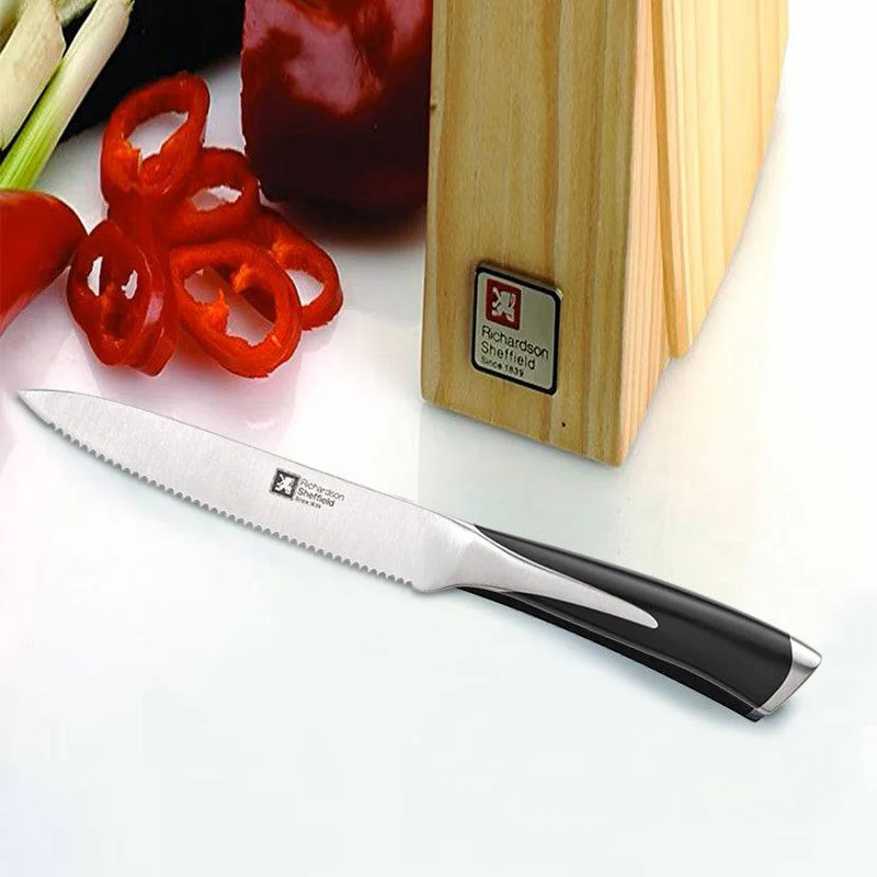 Richardson Sheffield KYU All-Purpose Knife – 230mm Stainless Steel Blade with Ergonomic Handle for Precision Kitchen Cutting