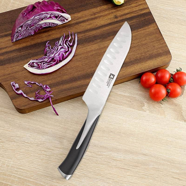 Sharp and Balanced 235mm Santoku Knife by KYU – Stainless Steel Blade for Everyday Kitchen Use Richardson Sheffield