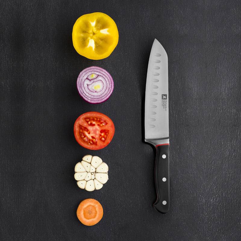 Richardson Sheffield Santoku Knife – Velocity Series, 310mm SS Blade - Lightweight, Balanced & Razor Sharp