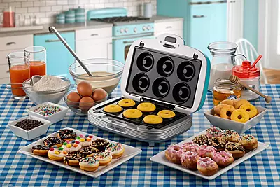 Ariete Blue 700W 3-in-1 Multi-Function Snack Maker – Sandwiches, Cookies & Waffles, Non-Stick Plates , Interchangeable Plates, Easy to Clean, Quick Heatin Ariete Blue 700W 3-in-1 Multi-Function Snack Maker – Sandwiches, Cookies & Waffles, Non-Stick Plates , Interchangeable Plates, Easy to Clean, Quick Heatin