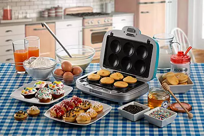 Ariete Blue 700W 3-in-1 Multi-Function Snack Maker – Sandwiches, Cookies & Waffles, Non-Stick Plates , Interchangeable Plates, Easy to Clean, Quick Heatin Ariete Blue 700W 3-in-1 Multi-Function Snack Maker – Sandwiches, Cookies & Waffles, Non-Stick Plates , Interchangeable Plates, Easy to Clean, Quick Heatin