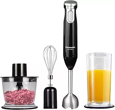 Panasonic 600W Hand Blender – MX-SS1 – Black – Multi-Function Stick Blende